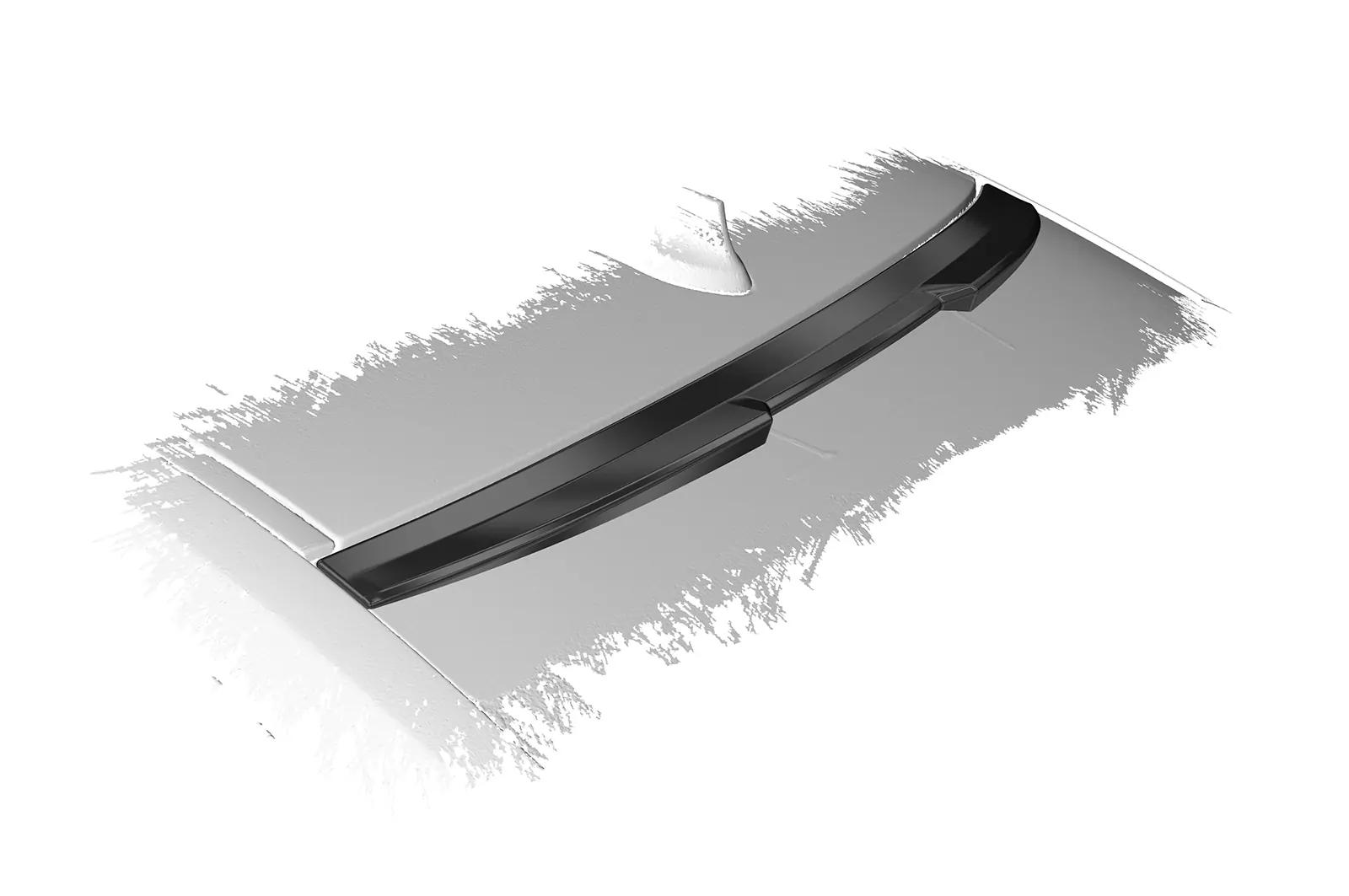 Heckscheibenblende für BMW 2er (F22) Coupe HSB079 Strukturiert (schwarz matt)