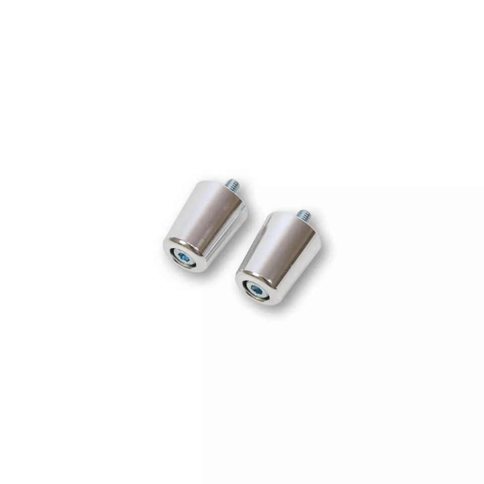 HIGHSIDER smart Bar End Weights For Original Kawasaki Handlebars, Chrome-plated