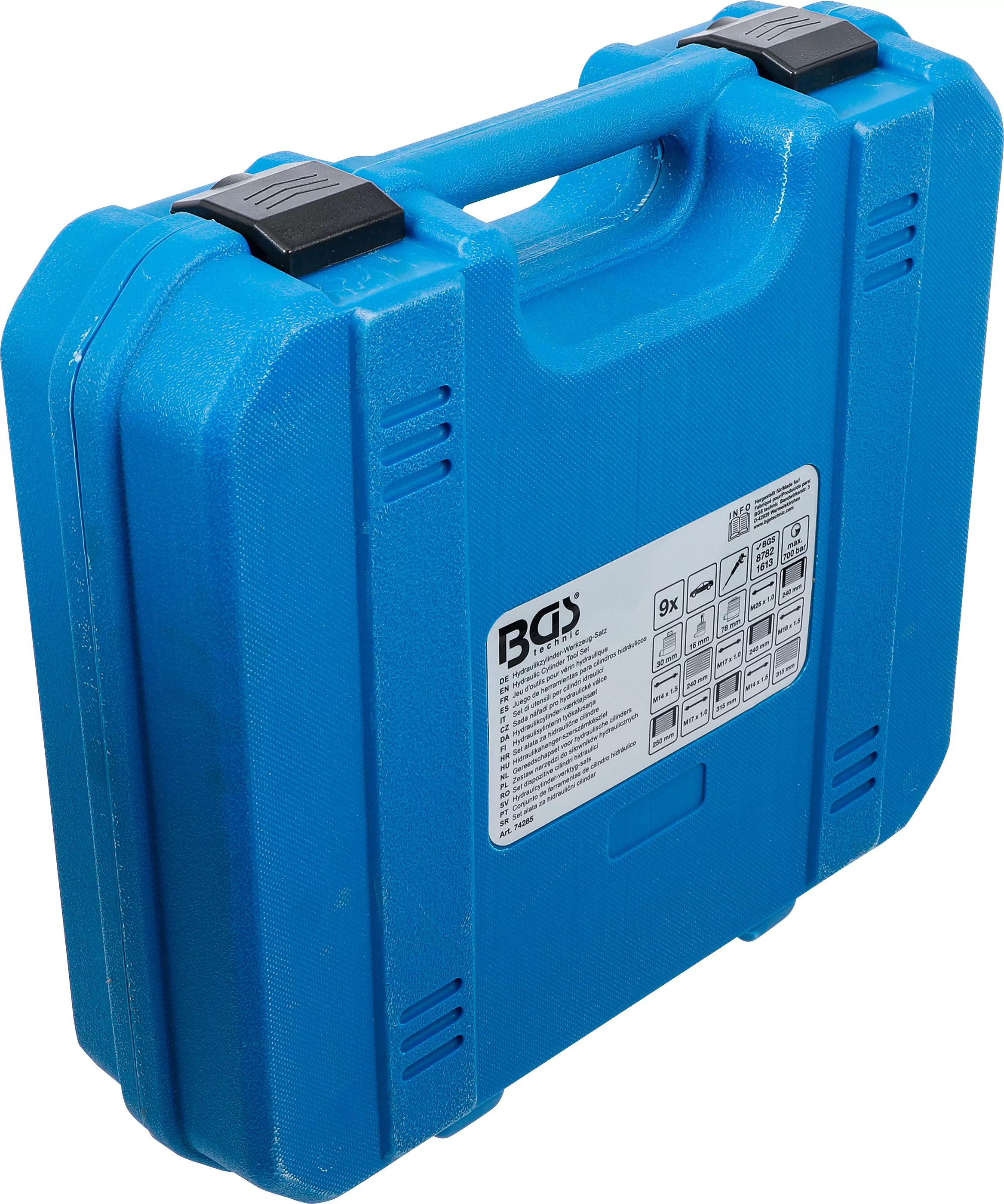 Hydraulikzylinder-Werkzeug-Satz | mit Zugspindeln | für Diesel-Injektoren-Auszieher | 17 t