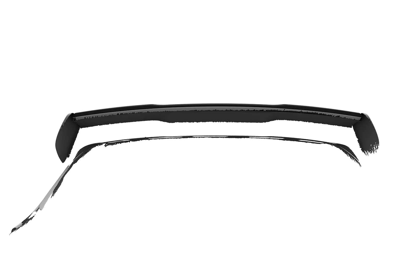 Heckflügel mit ABE für Mercedes-Benz A-Klasse W176 AMG HF132 Schwarz Strukturiert