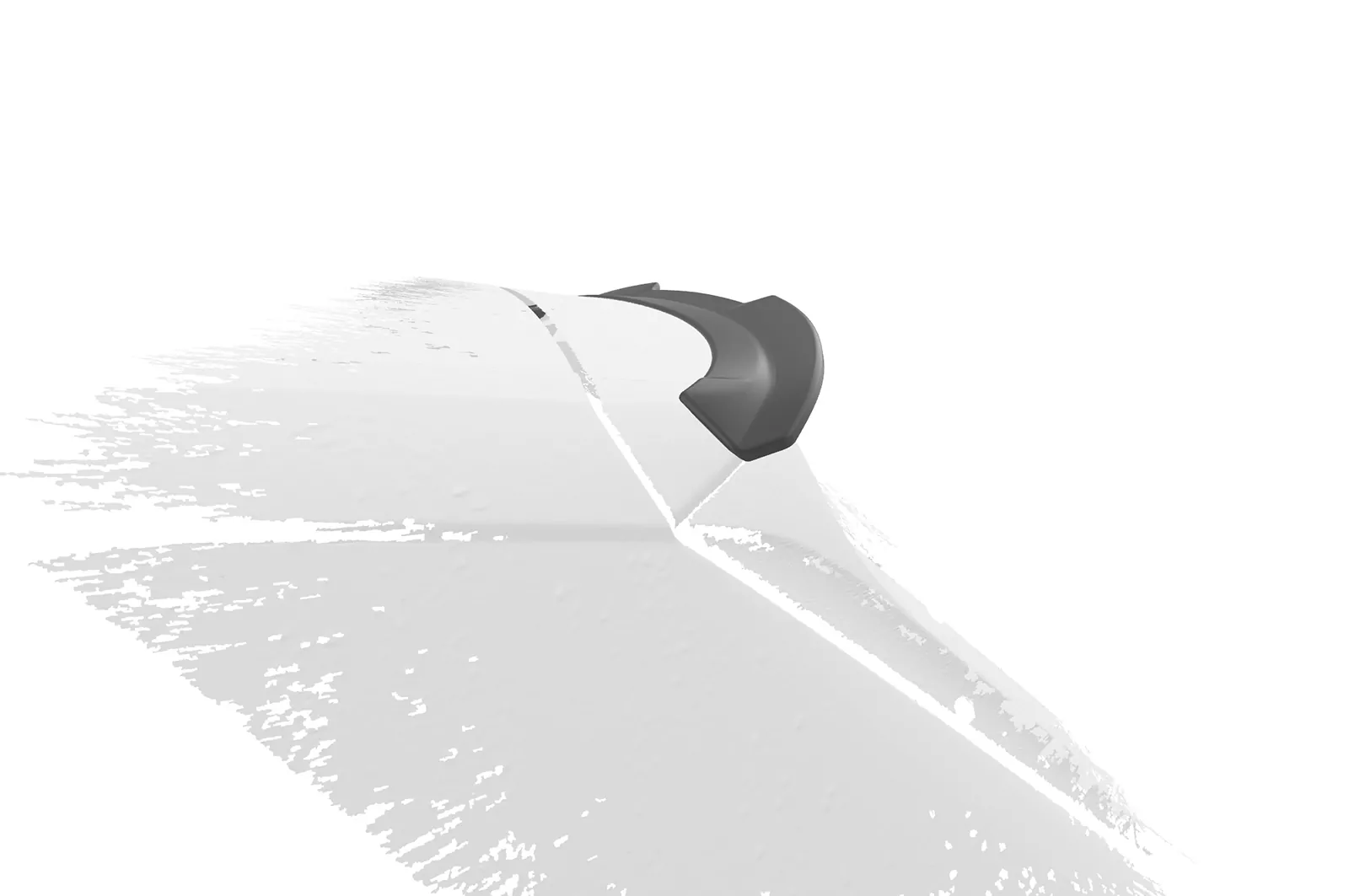 Heckflügel mit ABE für Skoda Kodiaq HF916 Schwarz Strukturiert