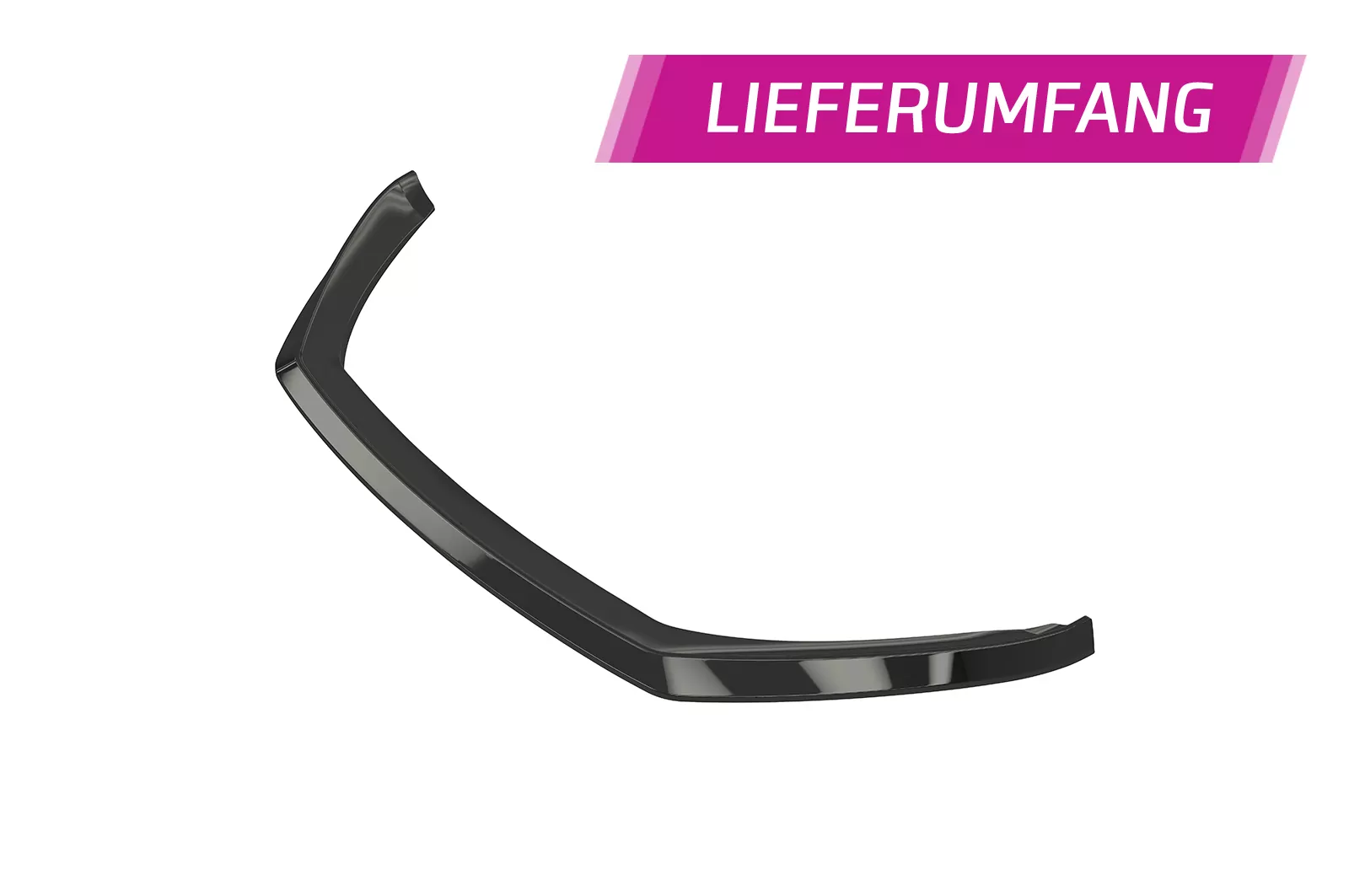 Cup-Spoilerlippe mit ABE für Skoda Octavia III 5E RS CSL399 Strukturiert (schwarz matt)