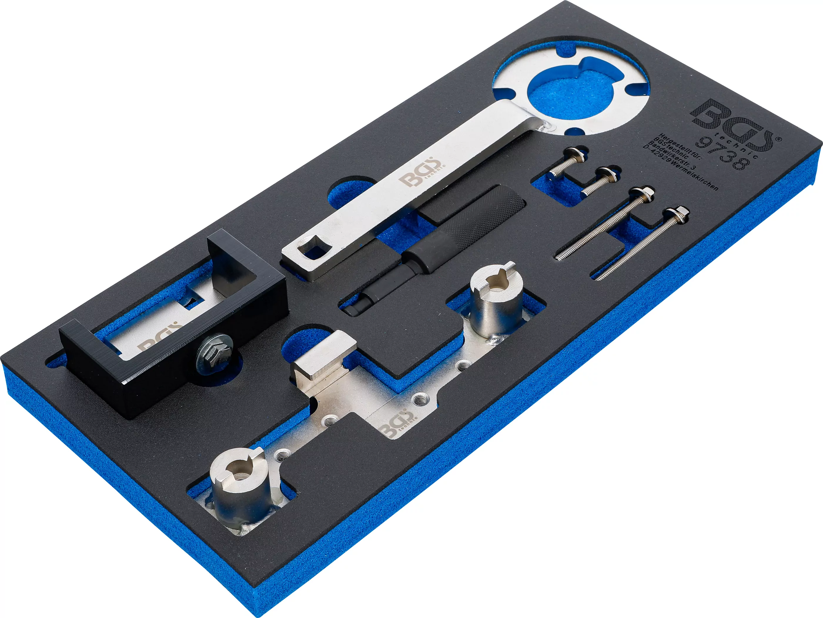 Werkstattwageneinlage 1/3: Motor-Einstellwerkzeug-Satz | für Ford 2.5, Volvo 1.6 - 2.5 & 2.4D