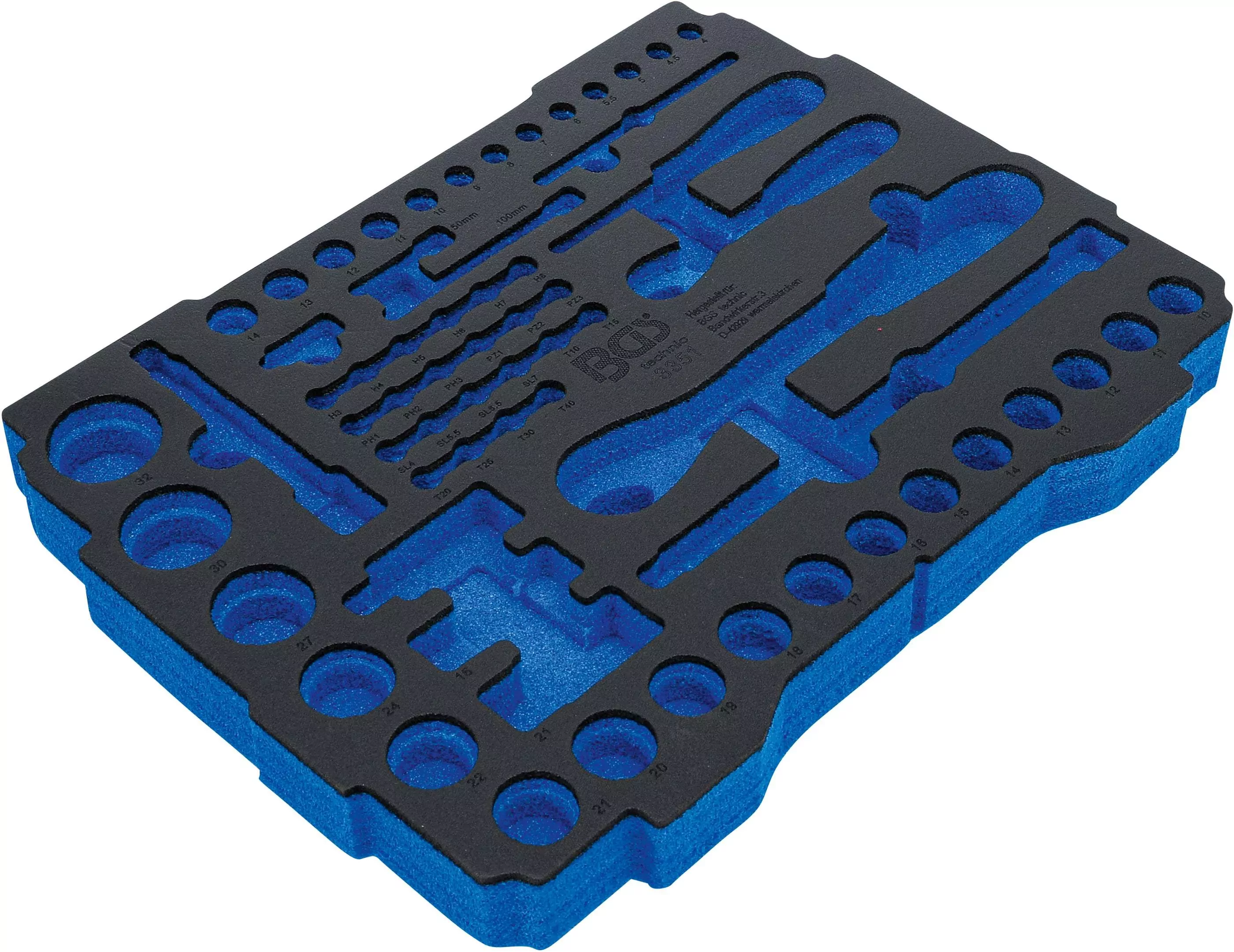 Schaumeinlage für Art. BOXSYS1 & 2 | leer | für Art. 3351