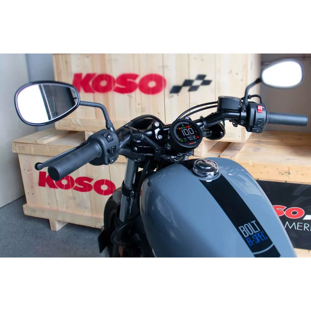 KOSO Drehzahlmesser/Tachometer, plug & play, Bolt R-Spec XVS 950, 22- mit ABE