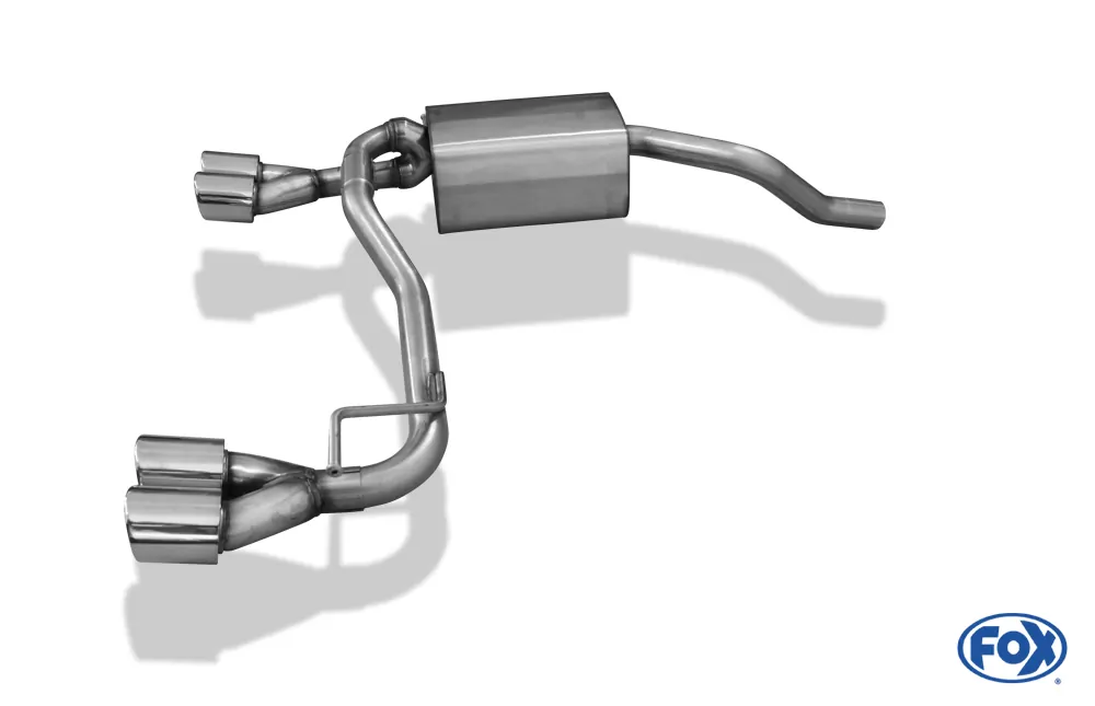 Renault Clio IV GT  Endschalldämpfer Ausgang rechts/links - 2x76 Typ 16 rechts/links