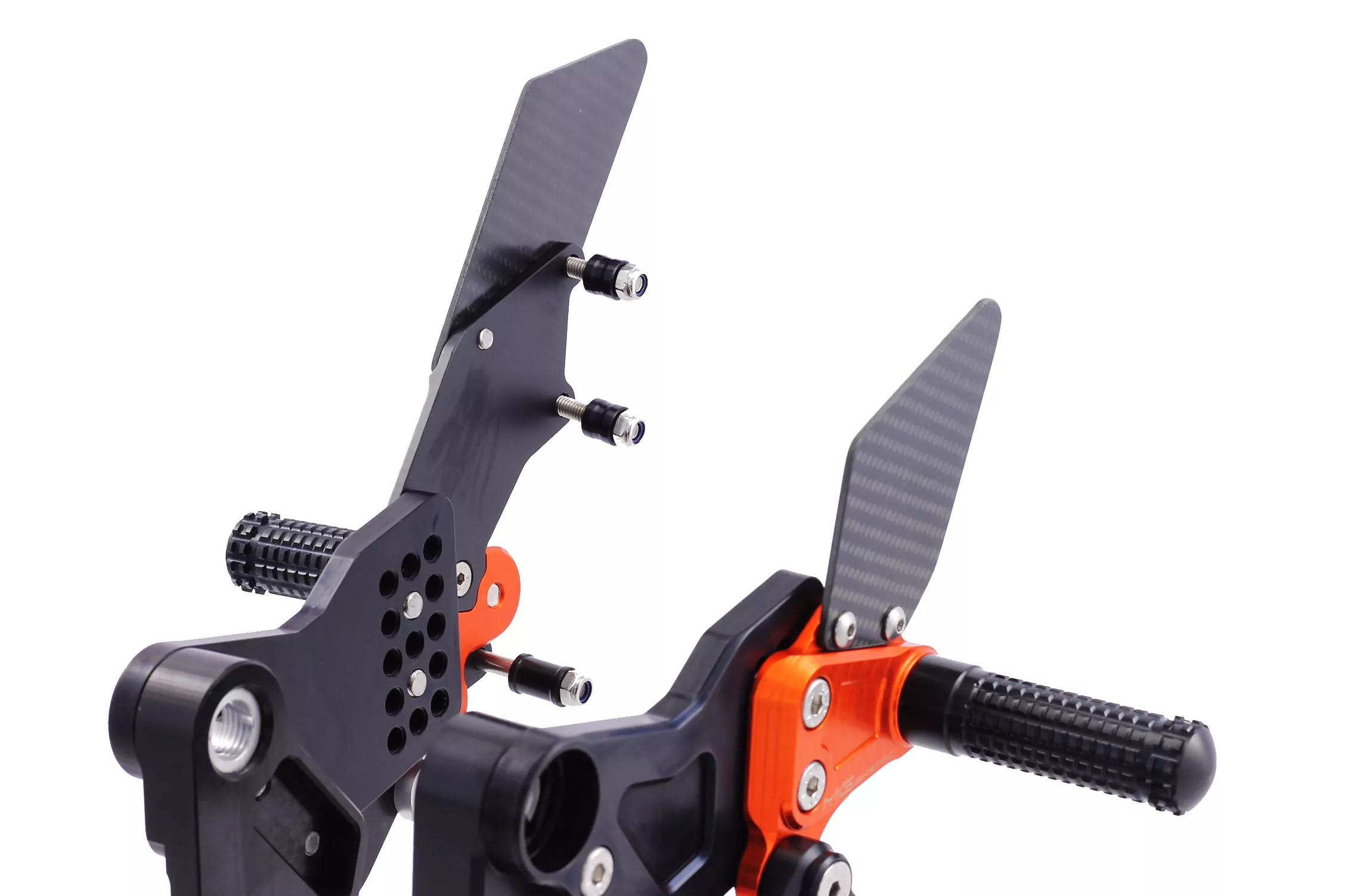 MG Biketec Sportfussrastenanlage / Rastenanlage / Fußrastenanlage mit ABE, gültig in D - A - CH für KTM 125 Duke ab 2020-2023