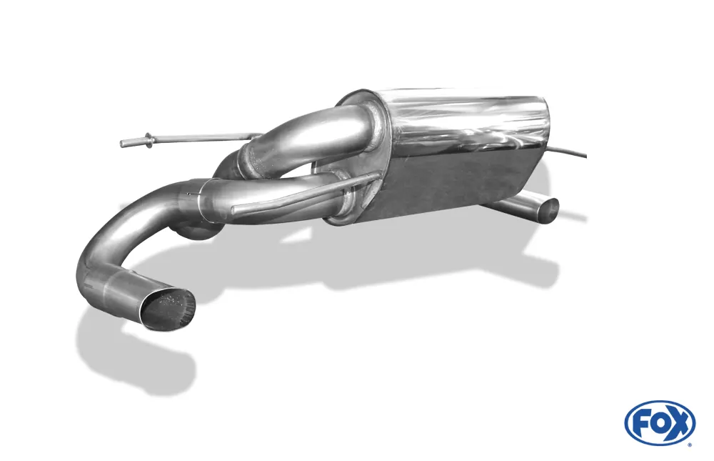 Mercedes SLS - C197  Endschalldämpfer quer Ausgang rechts/links Ø70mm - Endrohre nicht sichtbar