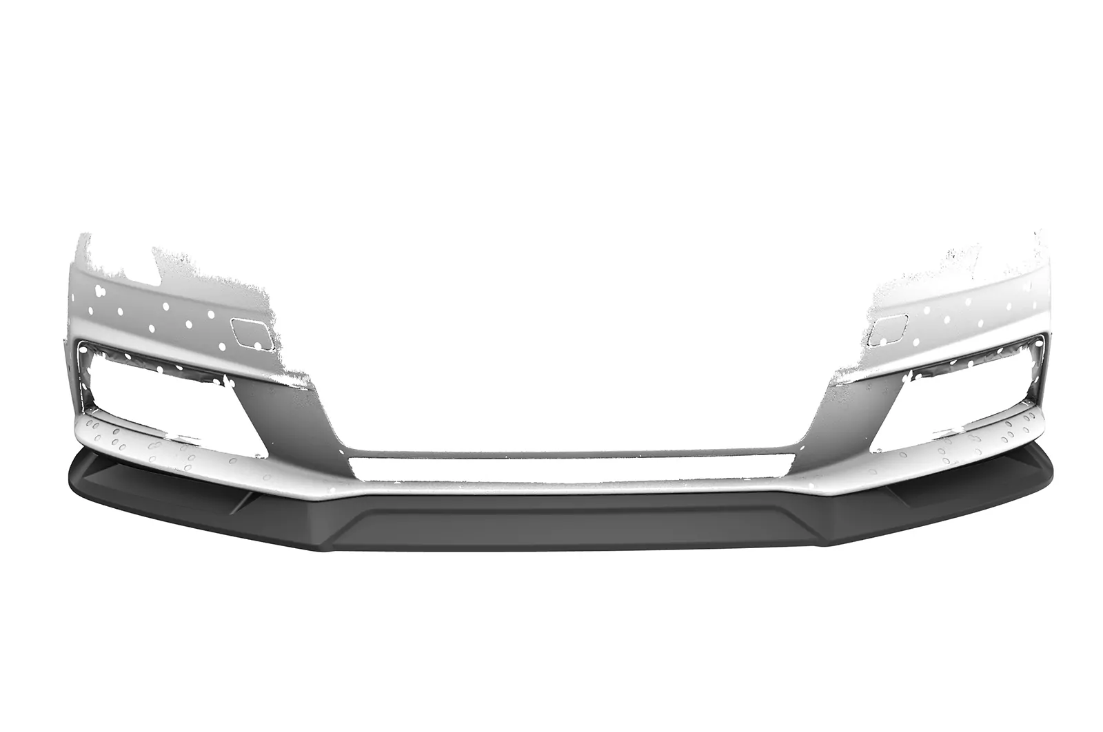 Cup-Spoilerlippe mit ABE für Audi A4 B9 (Typ 8W) CSL387 Strukturiert (schwarz matt)