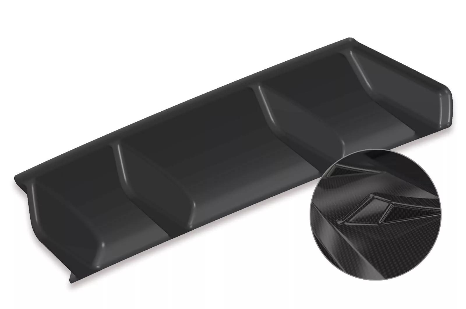 Heckansatz für VW Golf 7 Variant R-Line HA242-C Carbon Look Hochglanz