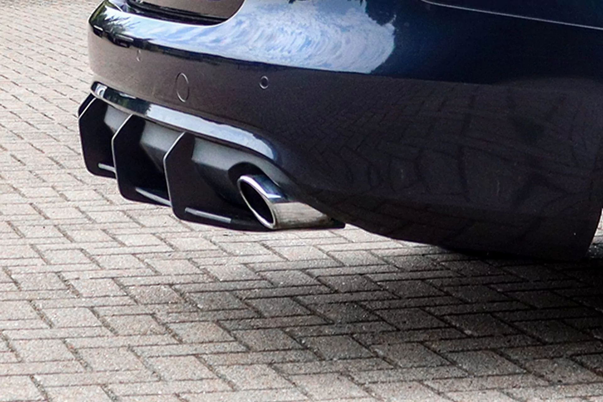 Heckansatz für Audi A4 B8 Avant Facelift ohne S-Line