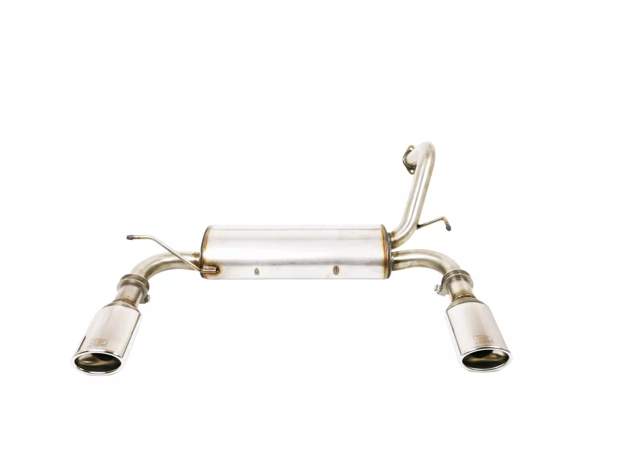 Ulter Sportauspuff für Toyota AYGO II 2014- 2 Duplex Endrohre oval 95×65