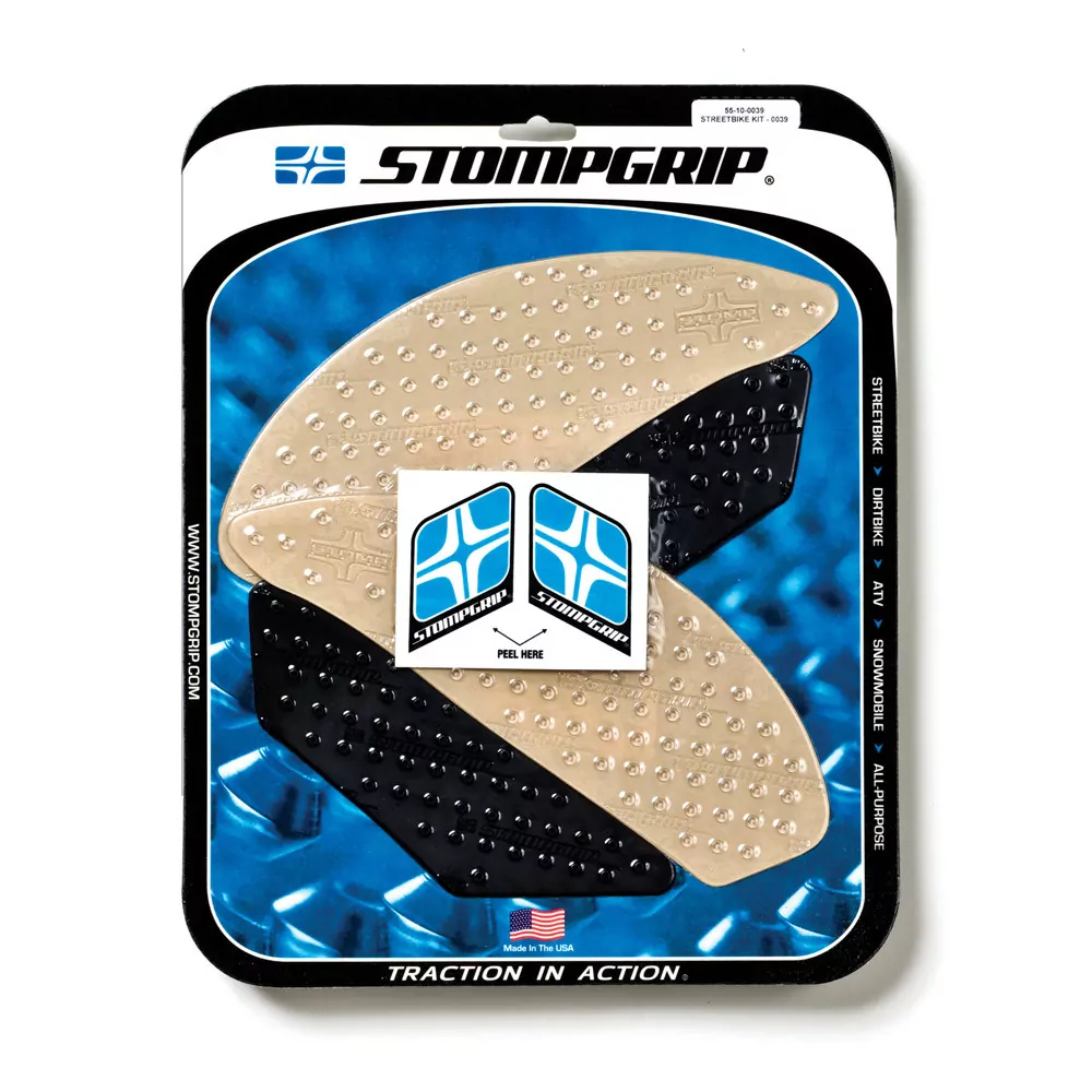 Stompgrip Traction Pad Volcano für Kawasaki Ninja 650 R 09-11 Hybrid