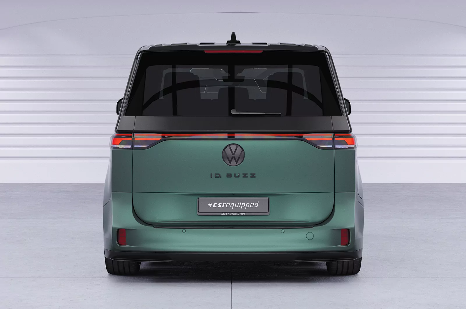 Heckflügel mit ABE für VW ID.Buzz HF160 Schwarz Strukturiert