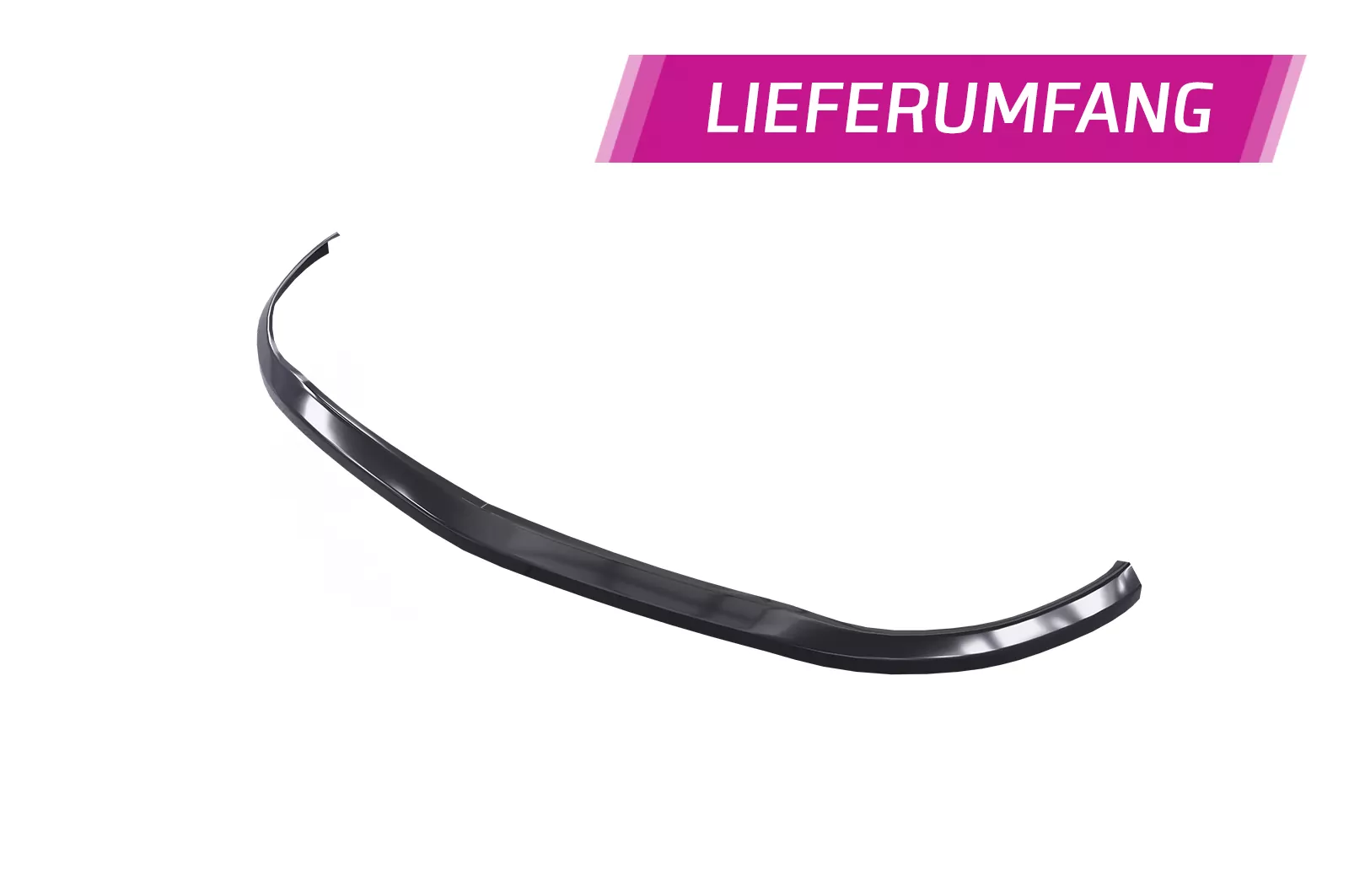 Cup-Spoilerlippe mit ABE für Mercedes A-Klasse W177 CSL312 Strukturiert (schwarz matt)