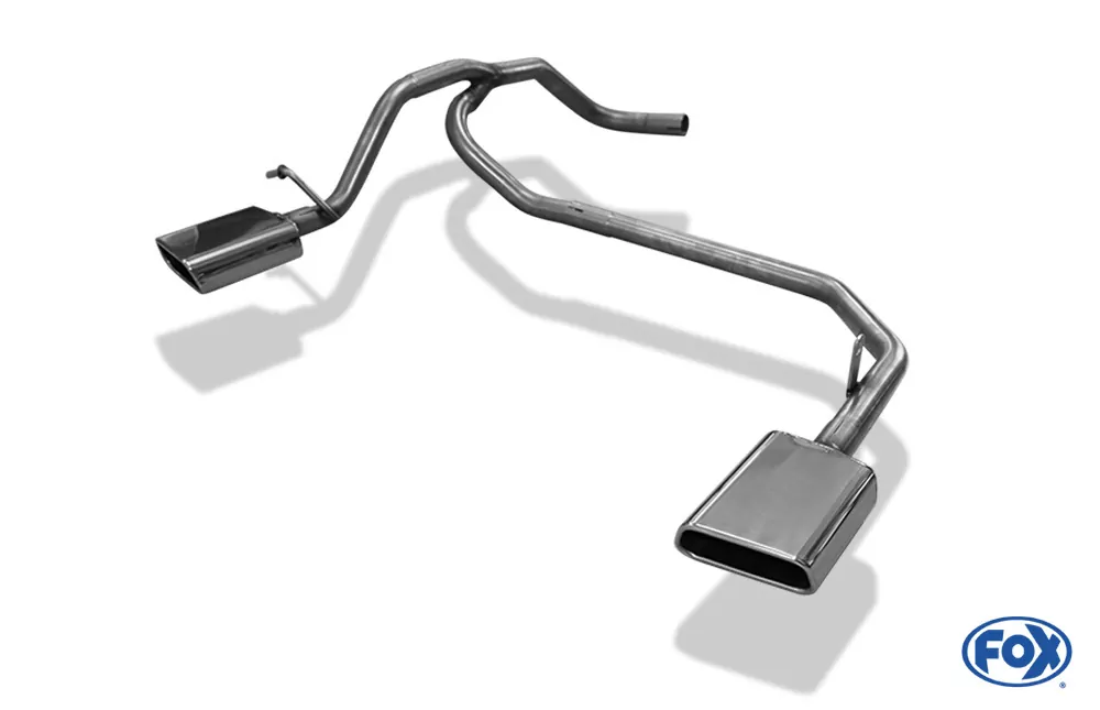 Seat Mii/ Skoda Citigo/ VW UP  Endrohrsystem rechts/links passend auf originalen oder FOX-Endschalldämpfer   - 145x65 Typ 59 rechts/links