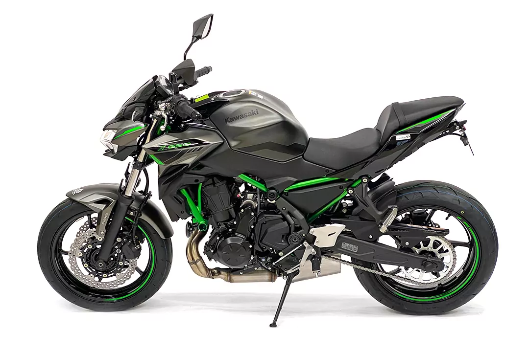 alpha Technik Kennzeichenhalter für Kawasaki Z650 und Ninja 650 ab Modelljahr 2017-