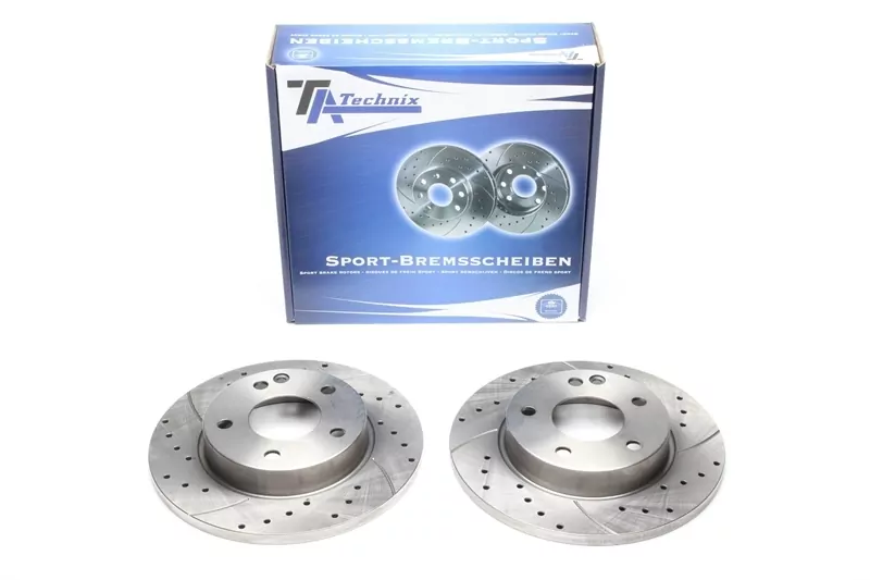 TA Technix Sport Bremsscheiben Satz Vorderachse passend für Mercedes Benz A-Klasse A140/ A160