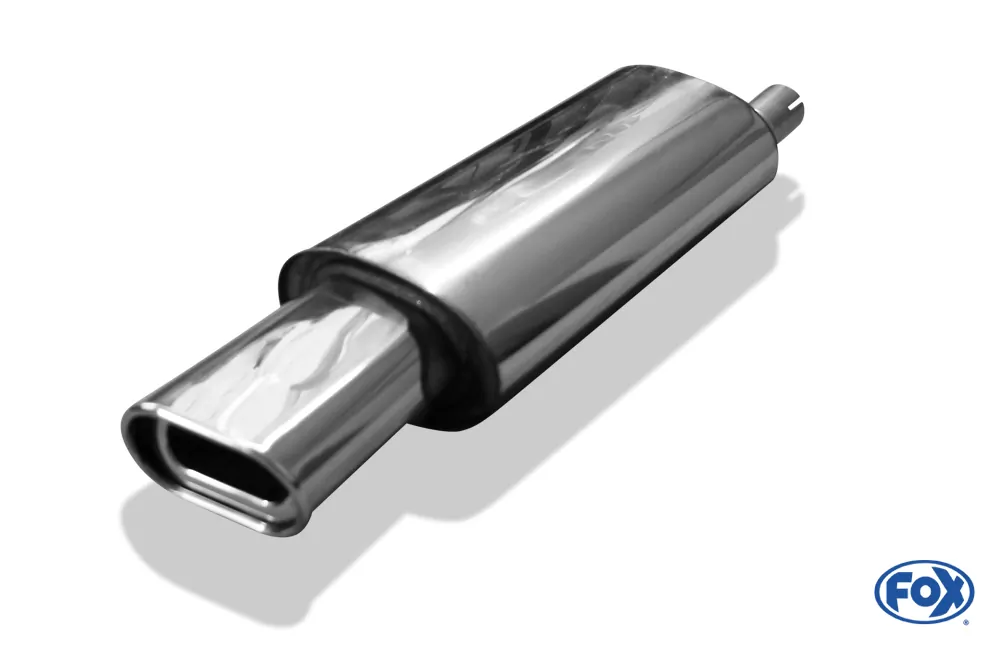 Opel Astra F-CC  Endschalldämpfer 1-Punkt-Aufhängung - 135x80 Typ 53