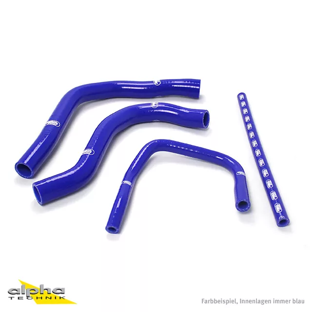 SAMCO SPORT Siliconschlauch Kit blau für Yamaha YZF750R Modelljahr 1993-1994