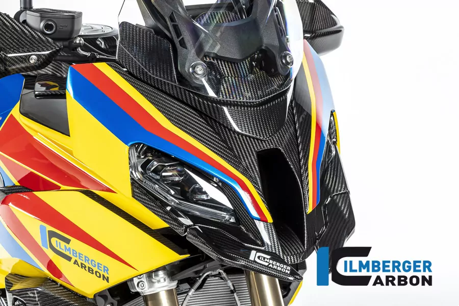 Ilmberger Carbon Verkleidungsmittelteil oben Lufteinlass glänzend BMW S1000XR 2020- M1000XR 2024-