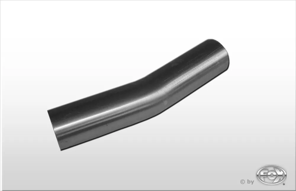 Uni-Rohrbogen 15° ungeweitet - d1Ø 101,6mm  Schenkellänge L1: ca. 250mm - Radius: 150mm