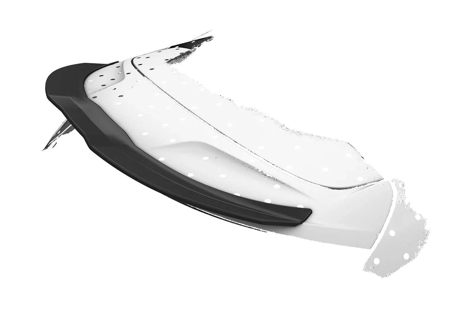 Heckflügel mit ABE für Ford Focus MK4 ST Turnier HF648 Strukturiert (schwarz matt)