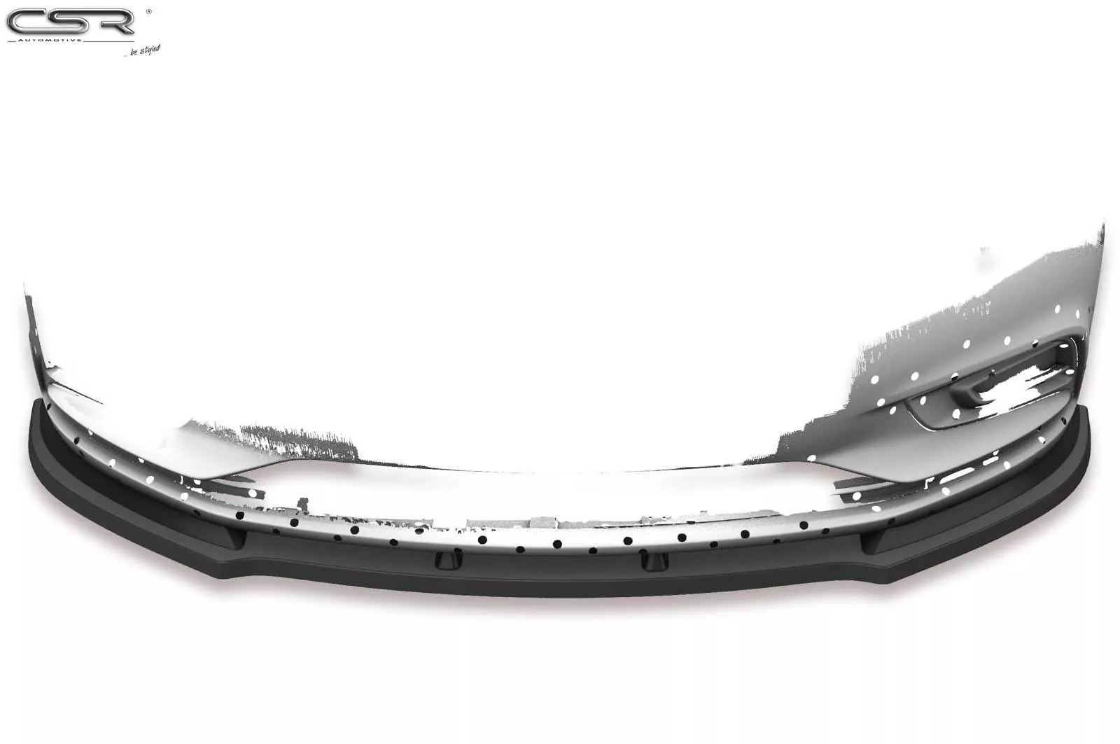 Cup-Spoilerlippe mit ABE für Opel Astra K CSL180-M Carbon Look (matt)