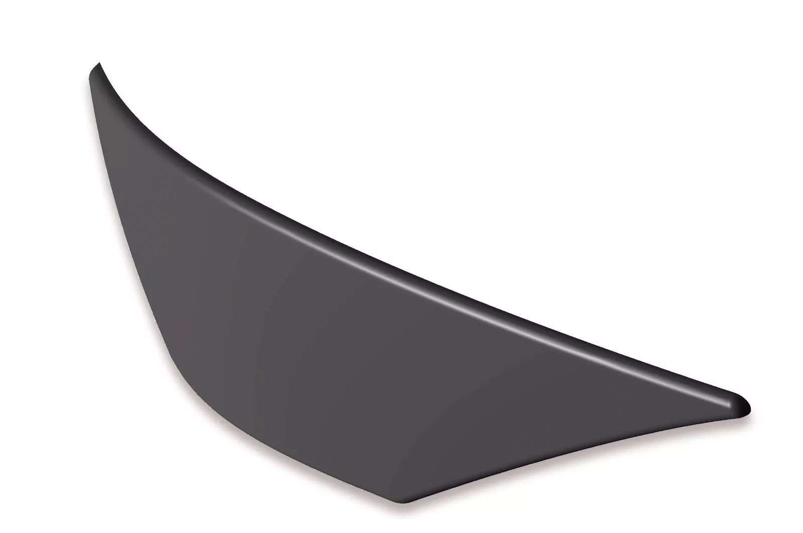 Heckansatz für VW Golf 7 GTI, GTD, R, R-Line HA234 Strukturiert (schwarz matt)