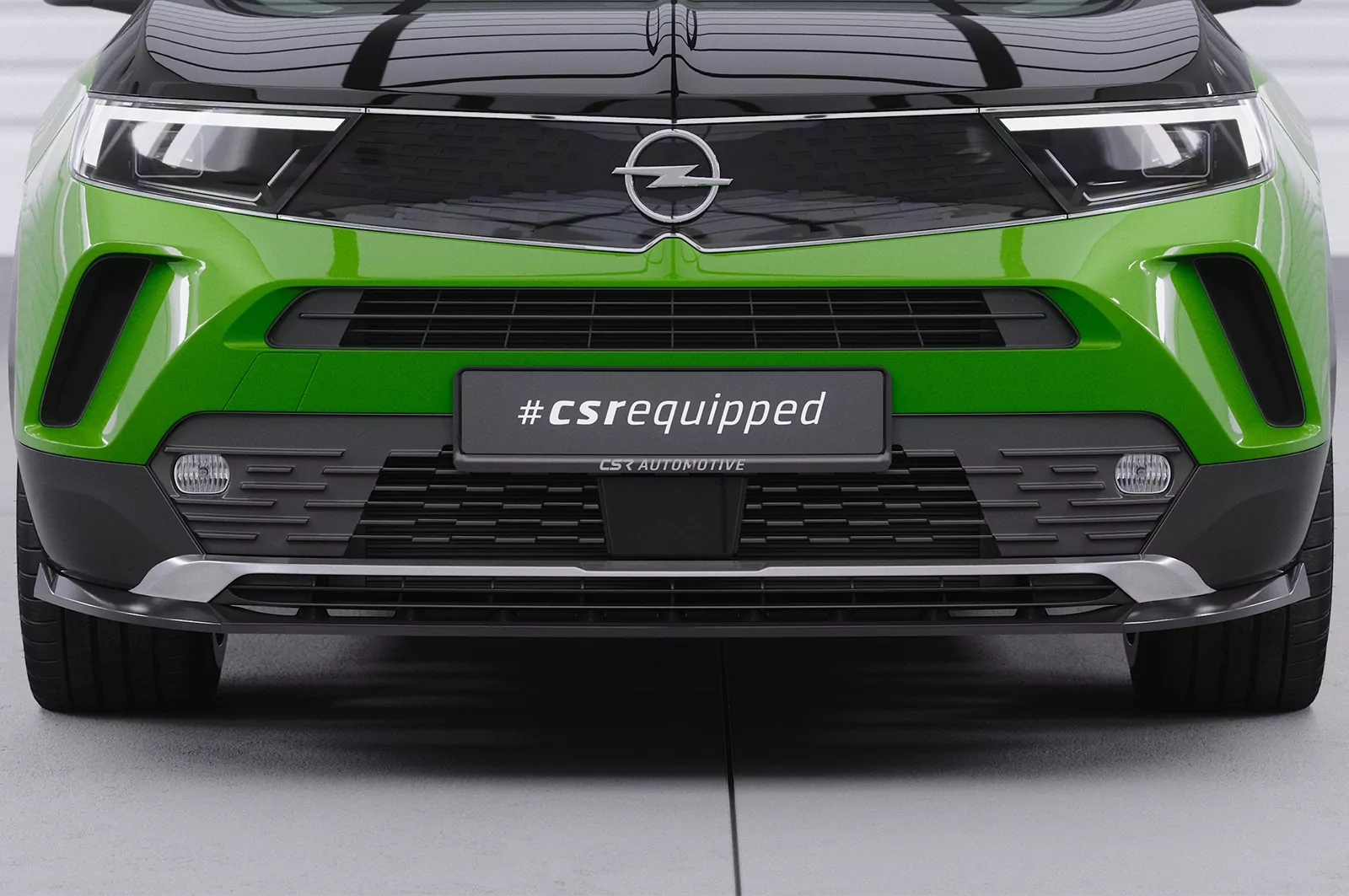 Cup-Spoilerlippe mit ABE für Opel Mokka B / Mokka-E CSL628 Schwarz Strukturiert