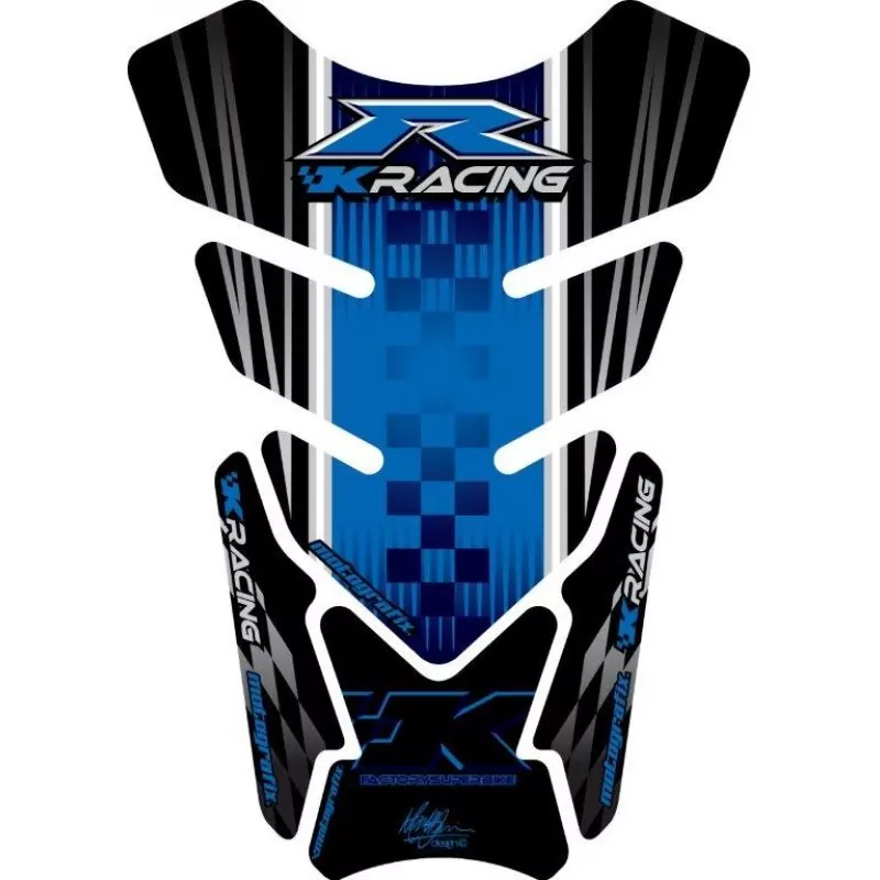 Motografix Kawasaki ZX- 6 / 7 / 10 R 3D Gel Quad Tank Pad Protector TK011B