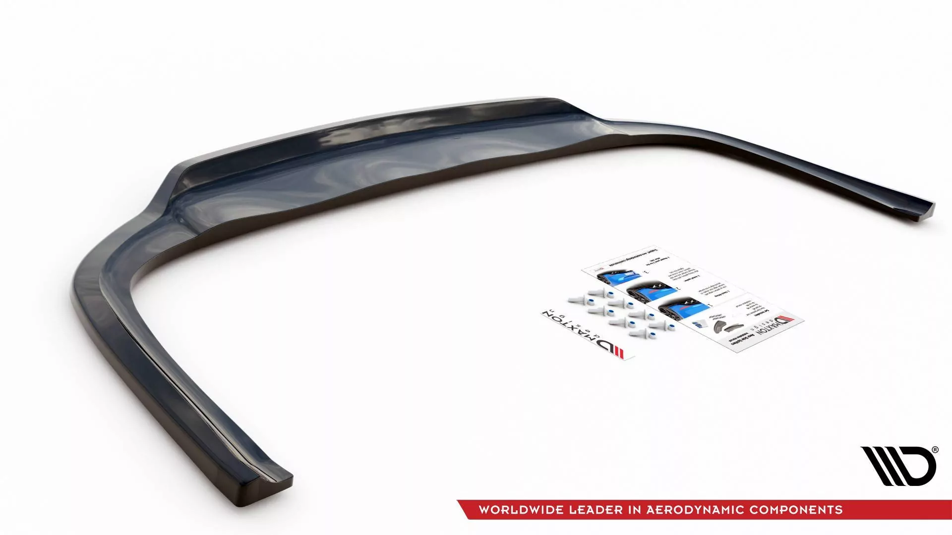 Hinten Splitter (mit Einem Vertikalem Balken) Audi A8 D4 Facelift Schwarz Hochglanz