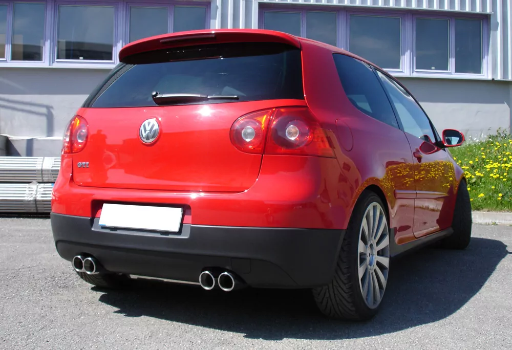VW Golf V GTI/ GTD  Endschalldämpfer Ausgang rechts/links  - 2x76 Typ 17 rechts/links