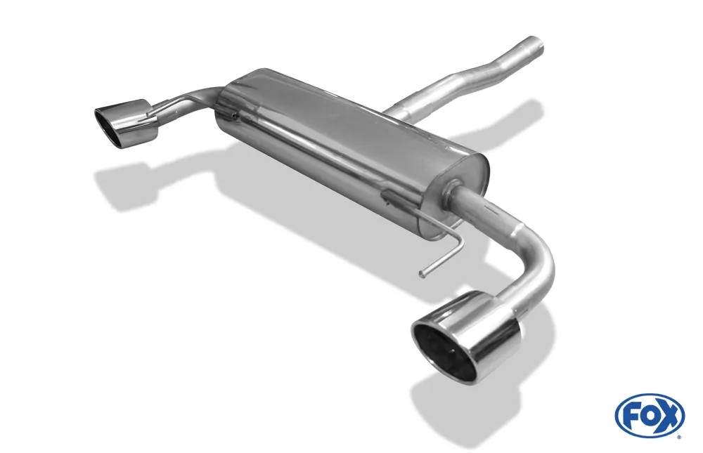 Opel Astra K Schrägheck  Endschalldämpfer quer Ausgang rechts/links - 129x106 Typ 32 rechts/links