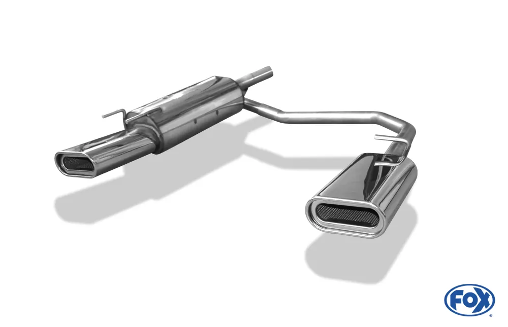 Opel Tigra A  Endschalldämpfer Ausgang rechts/links 60mm - 160x80 Typ 53 rechts/links