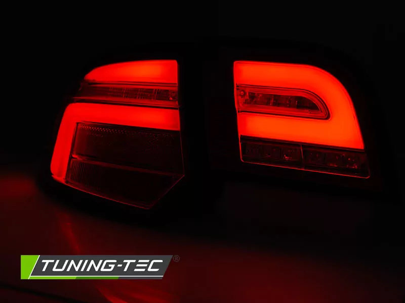 Led Bar Tail Lights Red Smoke Seq Fits Audi A3 8p 5d 08-12