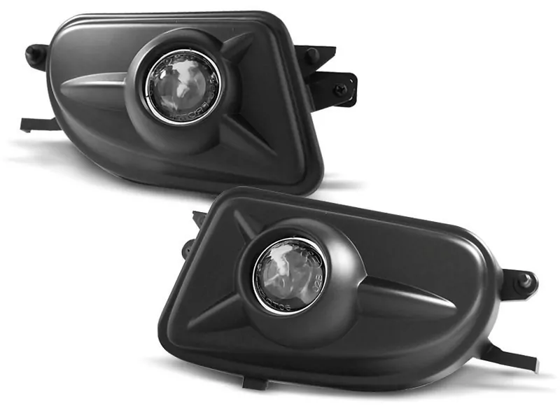 Fog Lights Black Fits Mercedes W210 99-02/ Clk/ Slk