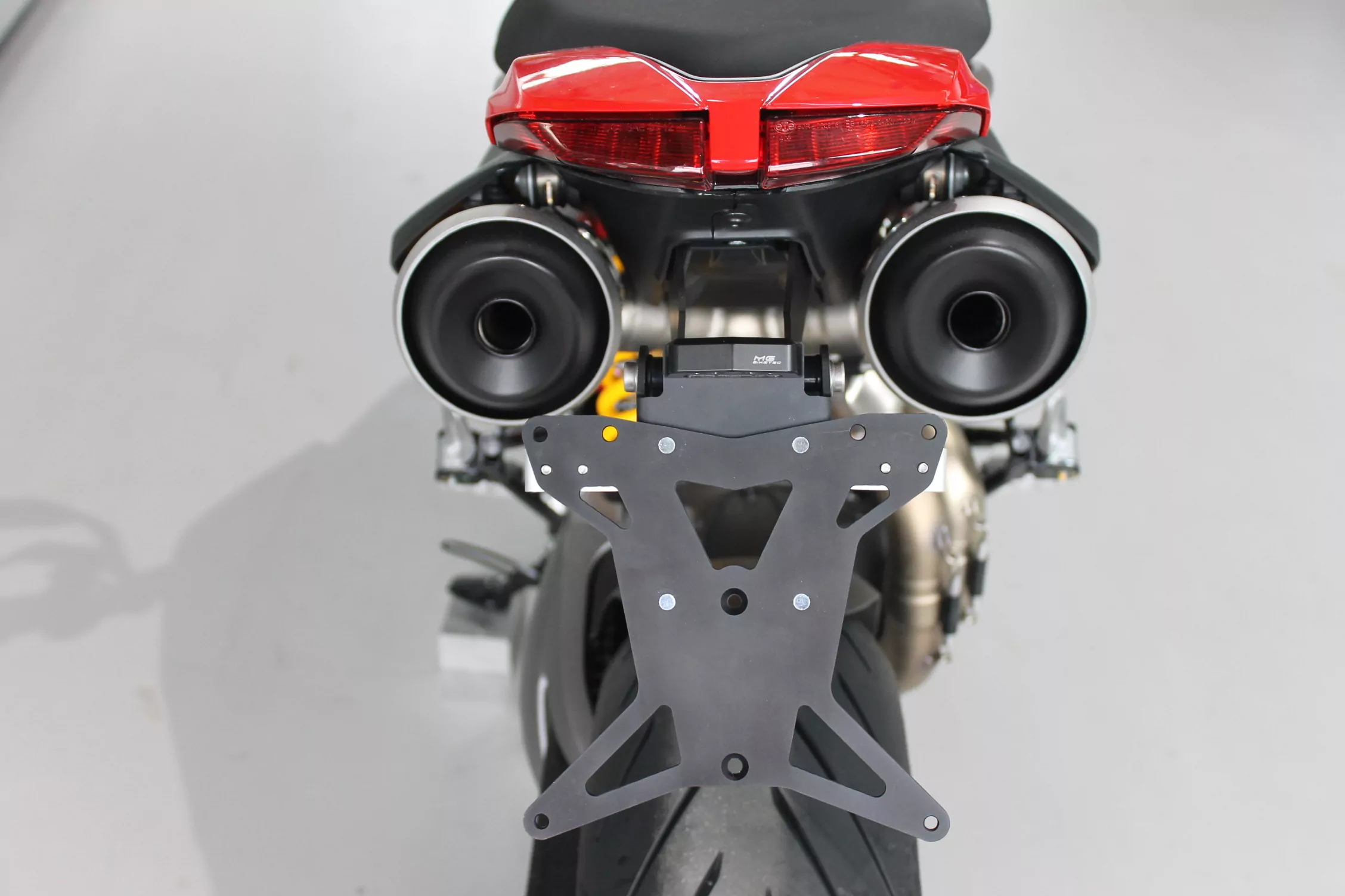 Kurzes Heck - Kennzeichenträger - Kennzeichenhalter für Ducati Hypermotard 950 ab 2019