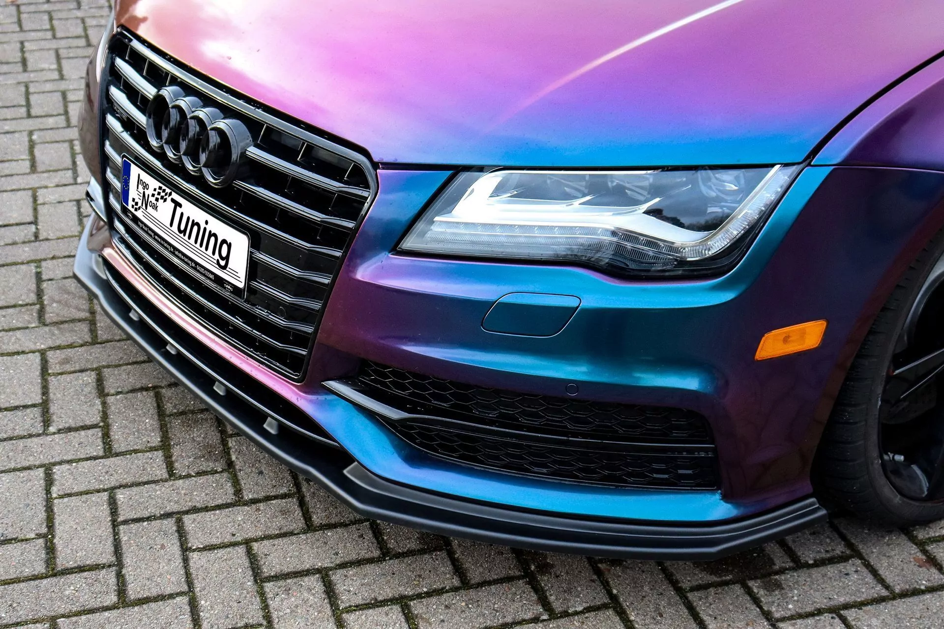 Cup Frontspoilerlippe V2 für Audi A7 S-Line + S7