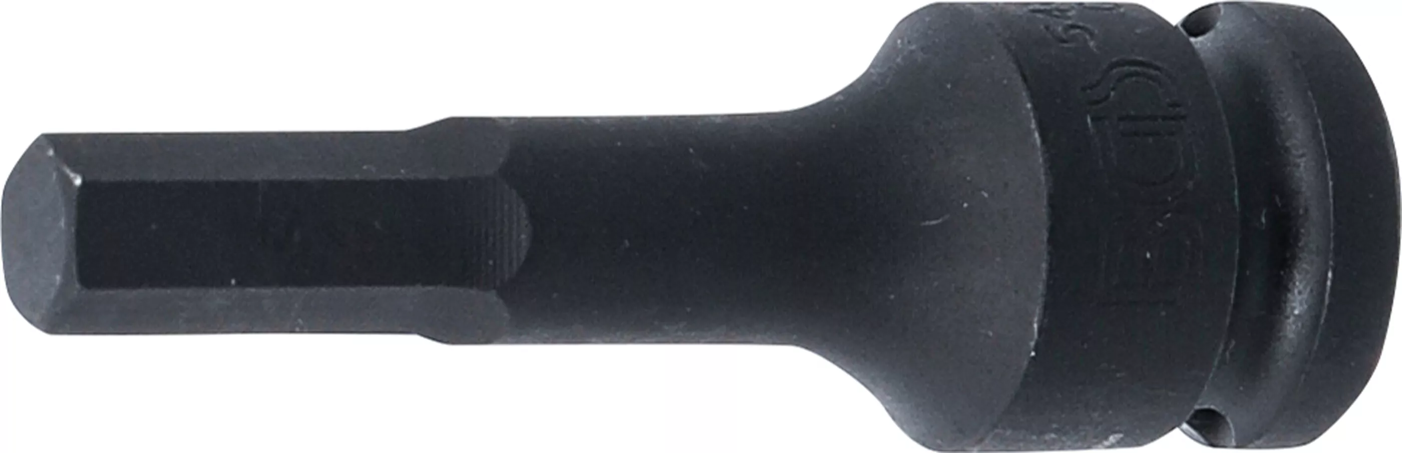 Kraft-Bit-Einsatz | Länge 75 mm | Antrieb Innenvierkant 12,5 mm (1/2") | Innensechskant 10 mm