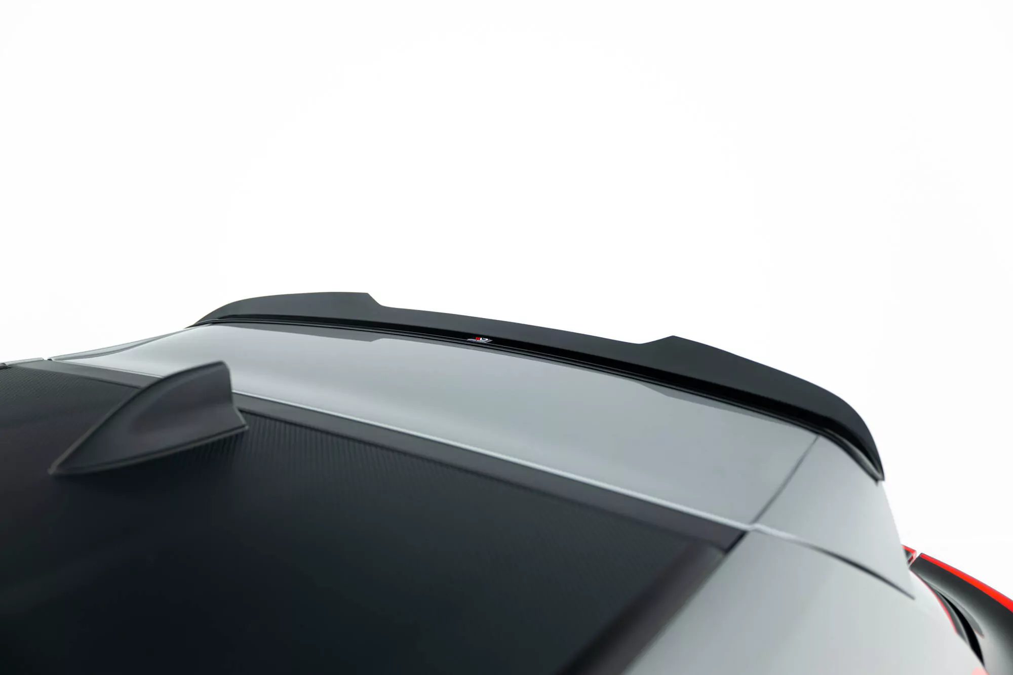 Spoiler CAP Für Toyota GR Yaris Mk4 Facelift Schwarz Hochglanz