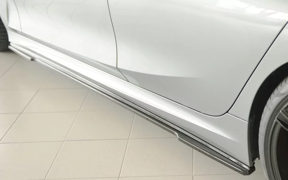 Rieger Seitenschweller links ansatz glanz schwarz für BMW 3er G21  (G3K) Touring 07.22- (ab Facelift) LCI