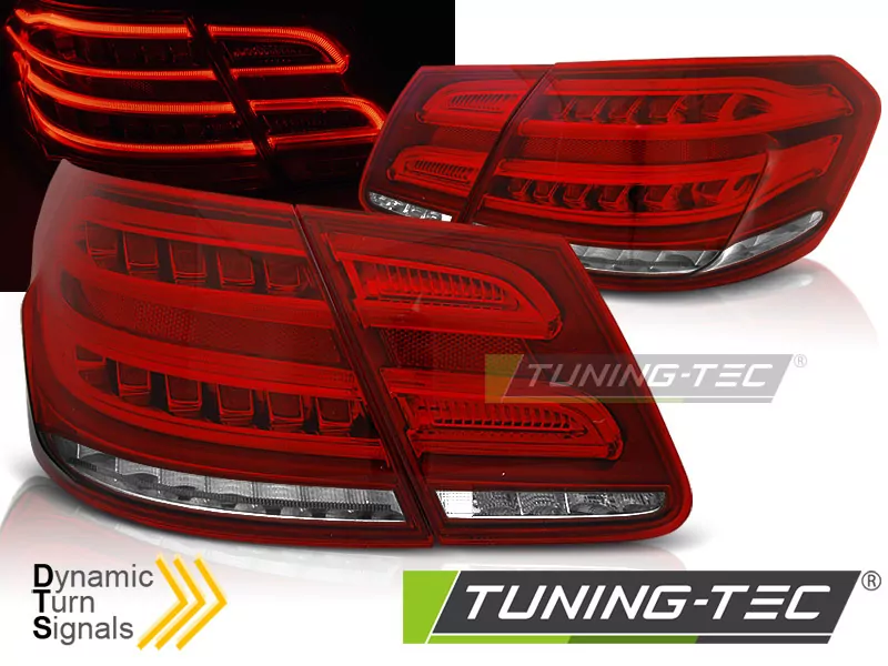 Led Tail Lights Red White Seq Fits Mercedes W212 E-klasa 13-16