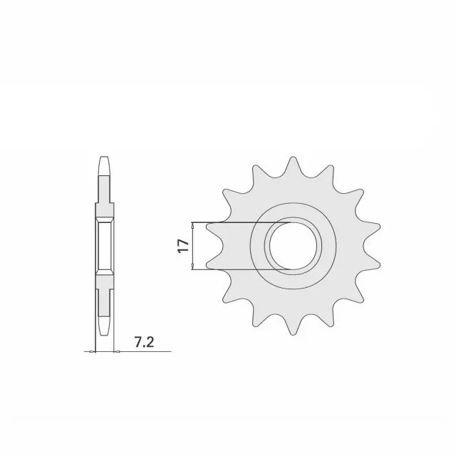 Ritzel 14 Zähne Teilung 420