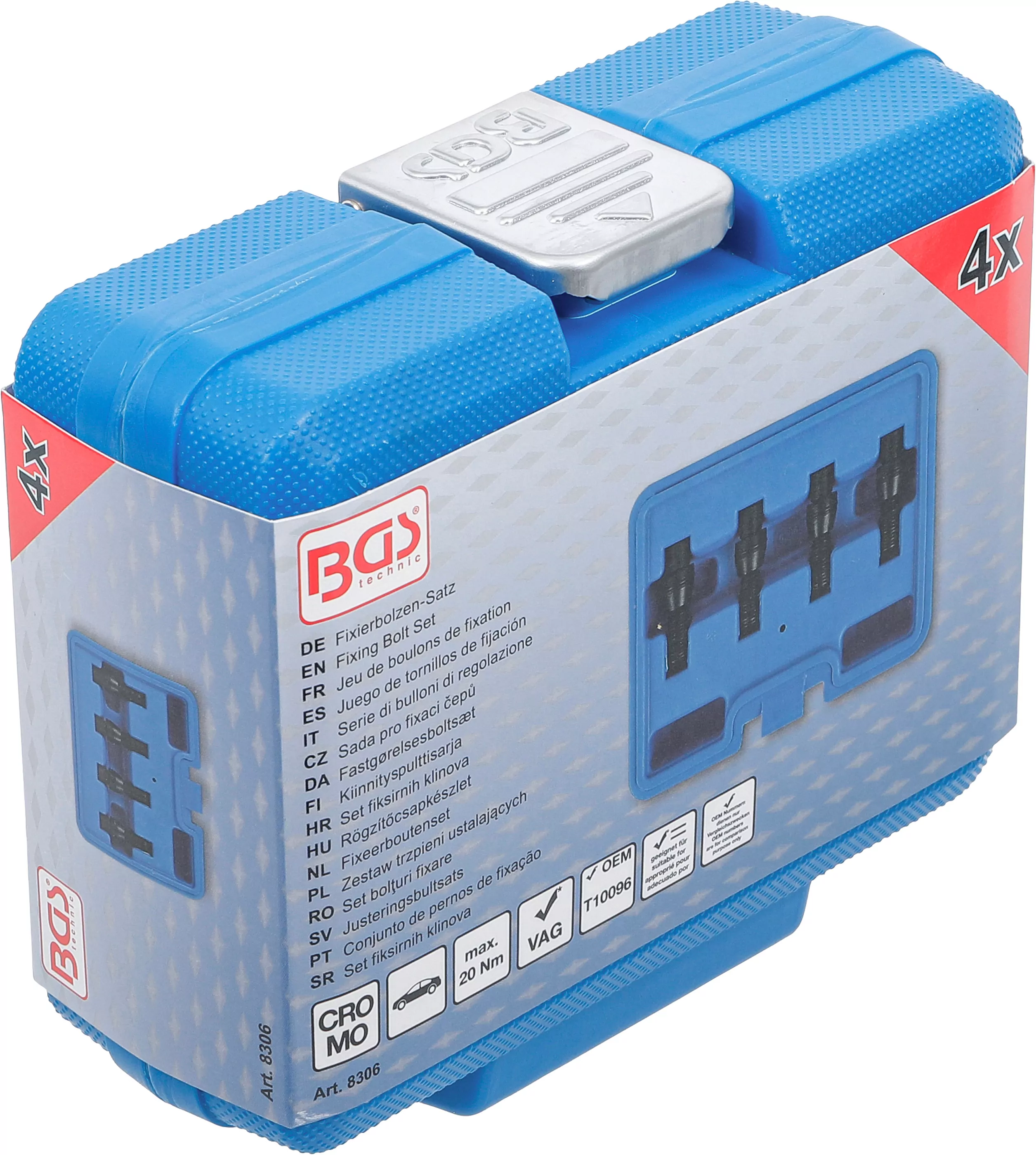 Fixierbolzen-Satz | für VAG Hilfsrahmen | M12 x 1,5 mm | 4-tlg.