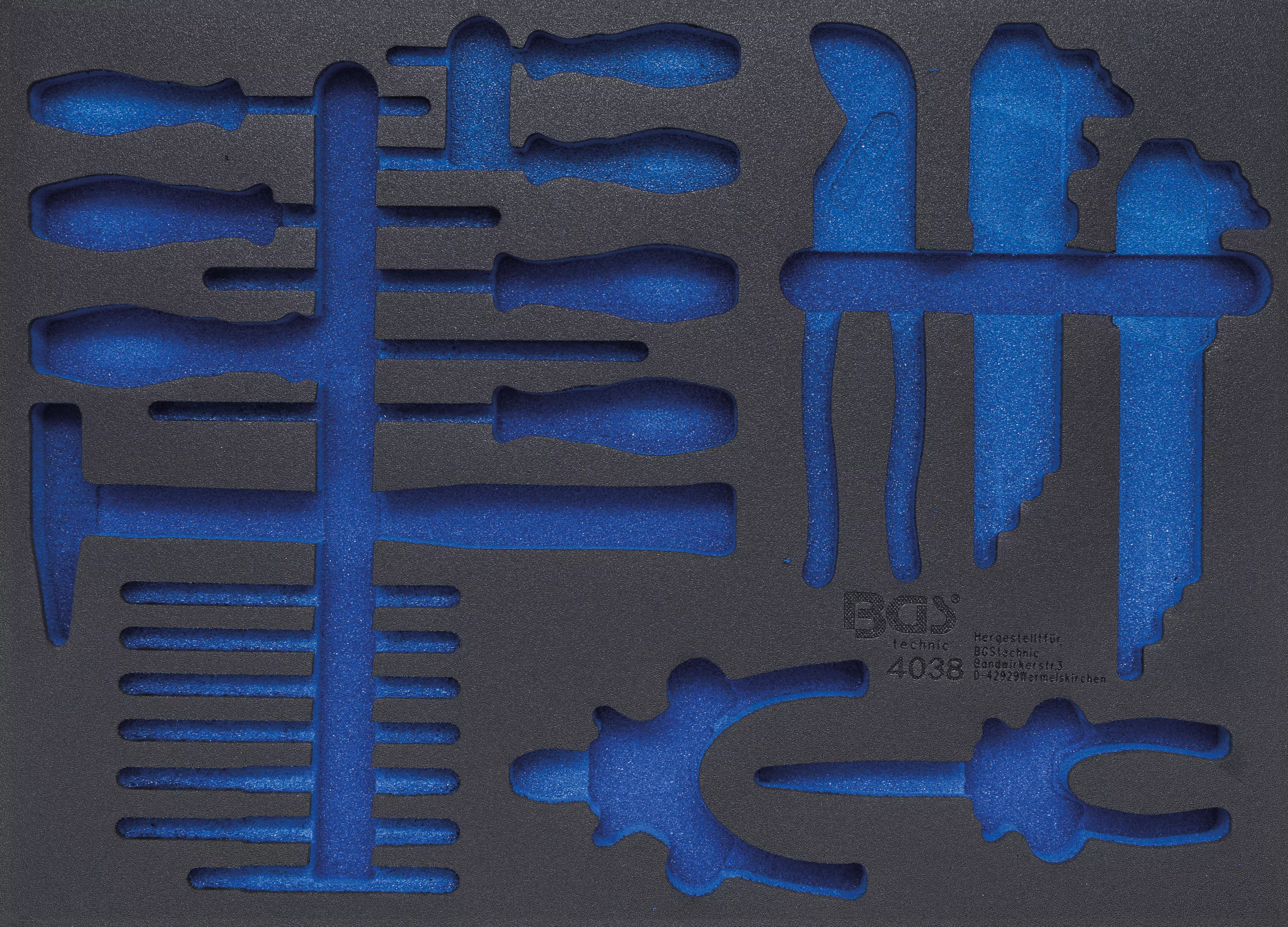 Werkstattwageneinlage 3/3 | leer | für Art. 4038