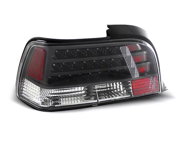 Led Tail Lights Black Fits Bmw E36 12.90-08.99 Coupe