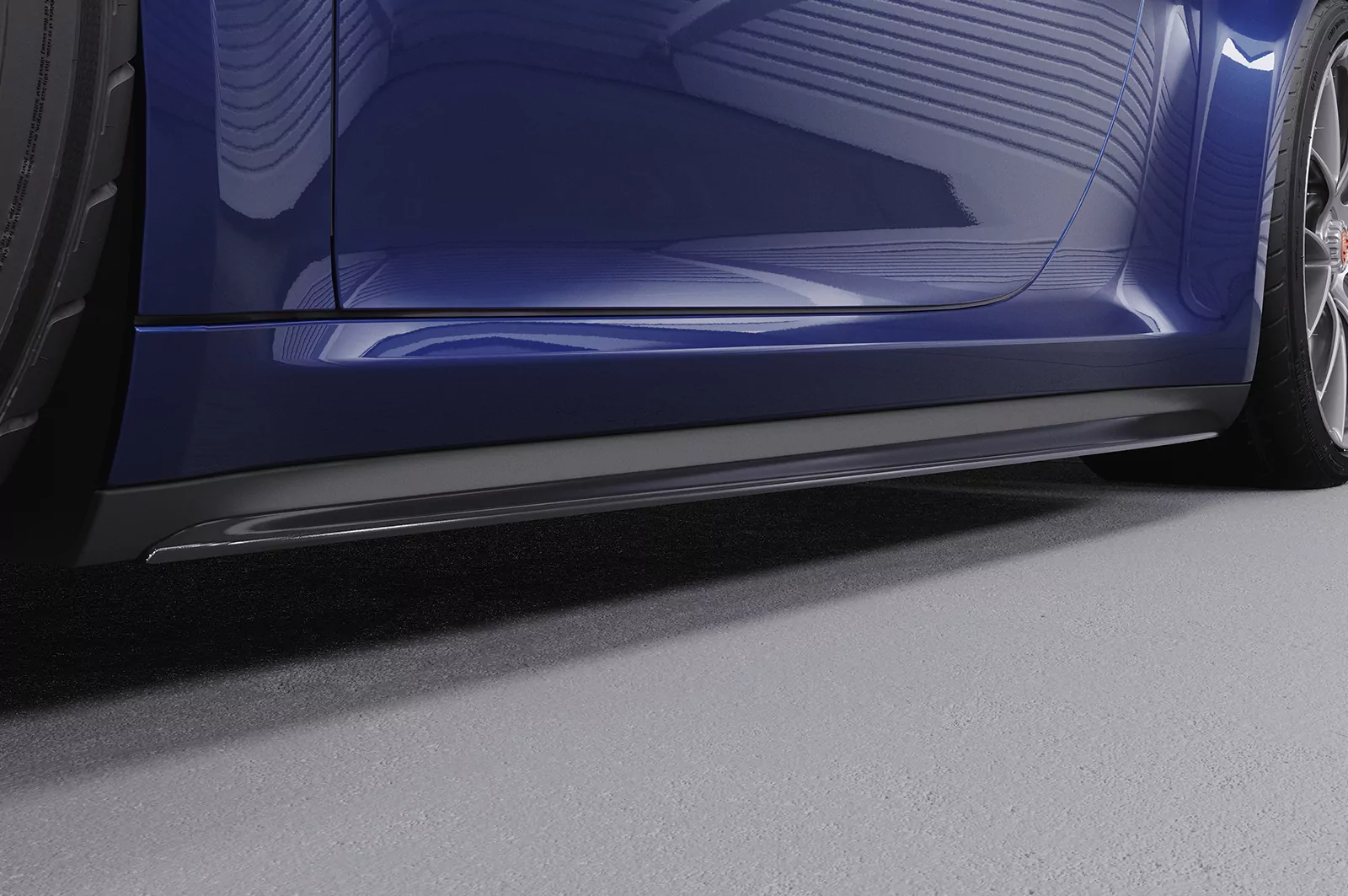 Seitenschweller für Porsche 911/992 SS471 Strukturiert (schwarz matt)