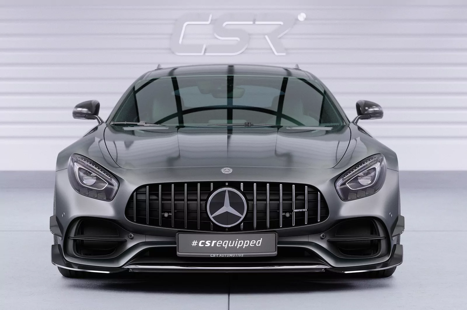 Performance Flaps für Mercedes-Benz AMG GT (190) FP034 Schwarz Strukturiert