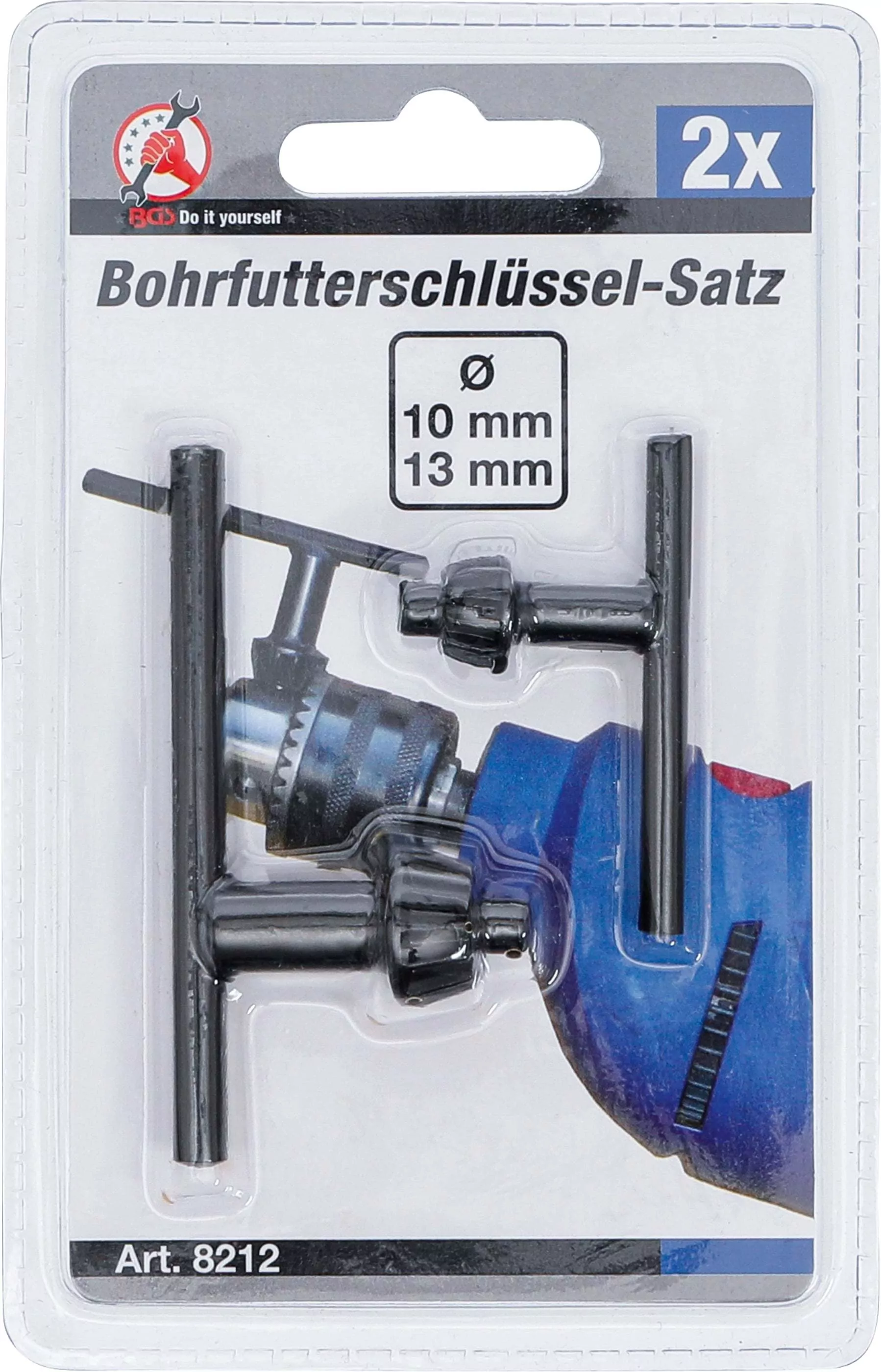 Bohrfutterschlüssel-Satz | Ø 10 / 13 mm | 2-tlg.